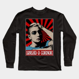 Vintage Sinead o Cornor Pop Art Long Sleeve T-Shirt